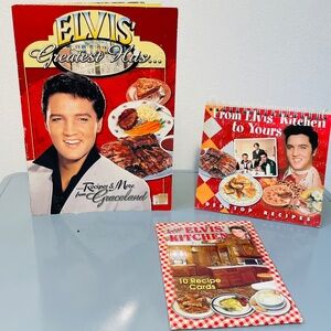 ELVIS Set-3 Cookbooks From Graceland